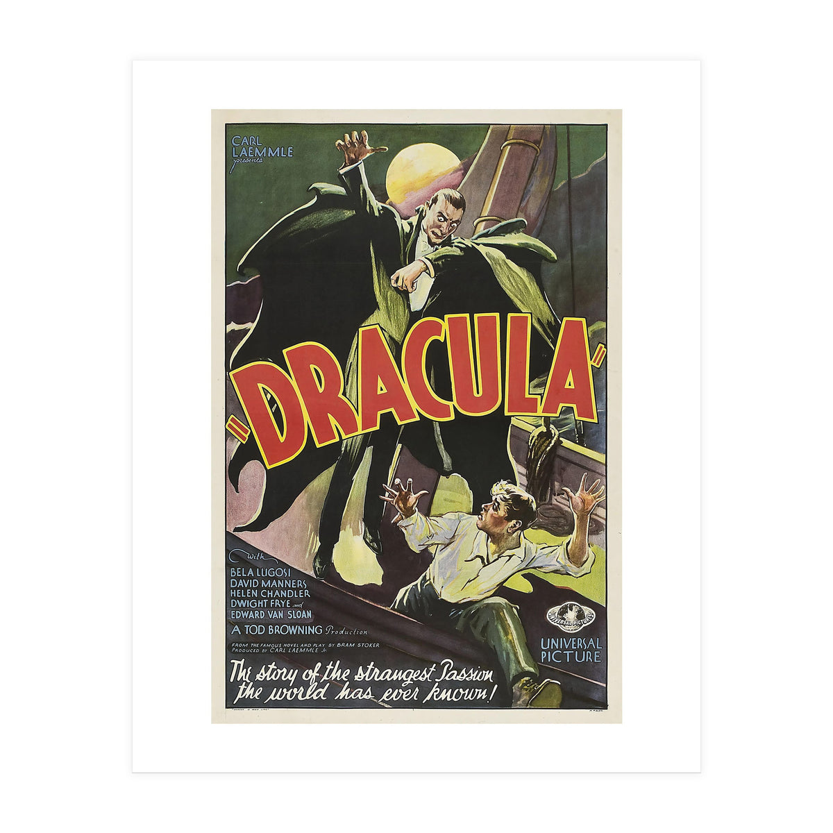 DRACULA (1931), directed by TOD BROWNING. (Print Only)
