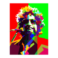 Bob Dylan Country Folk Singer Pop Art WPAP (Print Only)