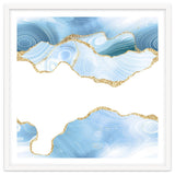 Blue & Gold Glitter Agate Texture 06 thumbnail