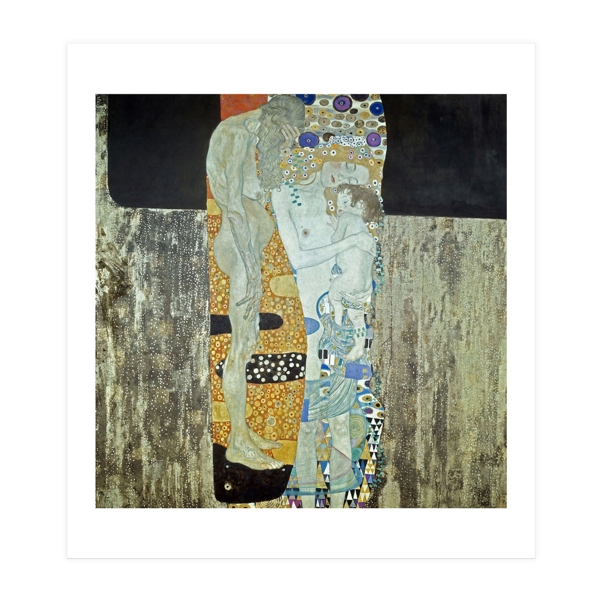 'The Three Ages of Woman', 1905, Oil on canvas, 180 x 180. (Print Only)