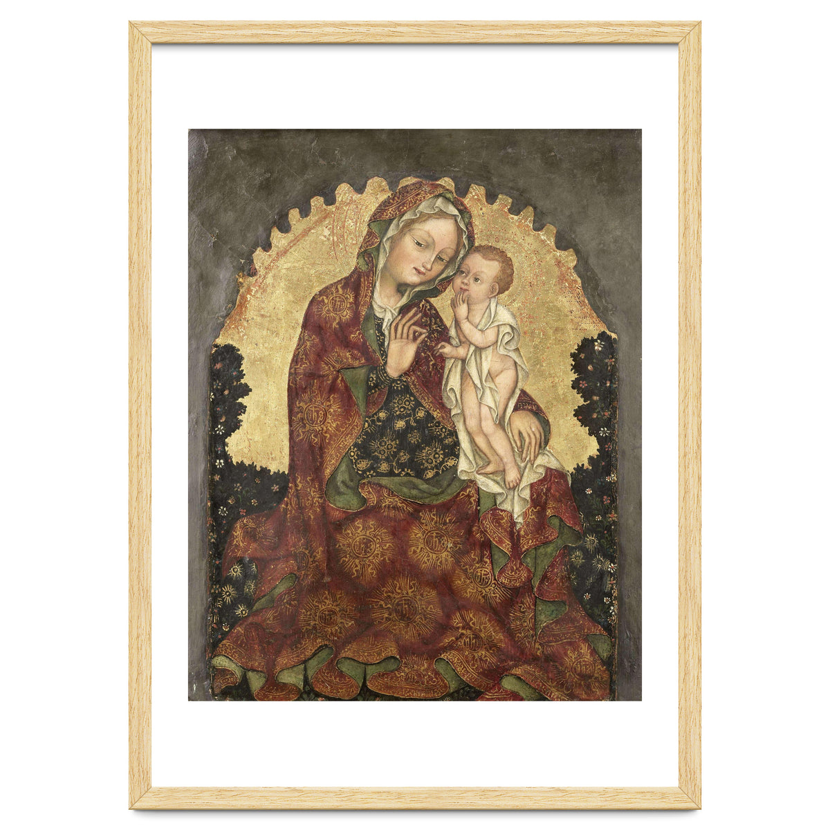 Madonna of Humility. Dating: 1429 - 1439. Measurements: h 53 cm × w 42 cm; d 13.5 cm.