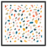 TerrazzoTerrazzo, Abstract Quirky Shapes Bohemian Modern Pattern Confetti Celebration Random Colorful Shapes thumbnail