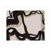 Time oil painting abstract (Print Only)