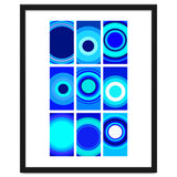Circles & Rectangles Alt Blue 3 X 3: 1 thumbnail