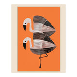 Tangerine Flamingos (Print Only) thumbnail