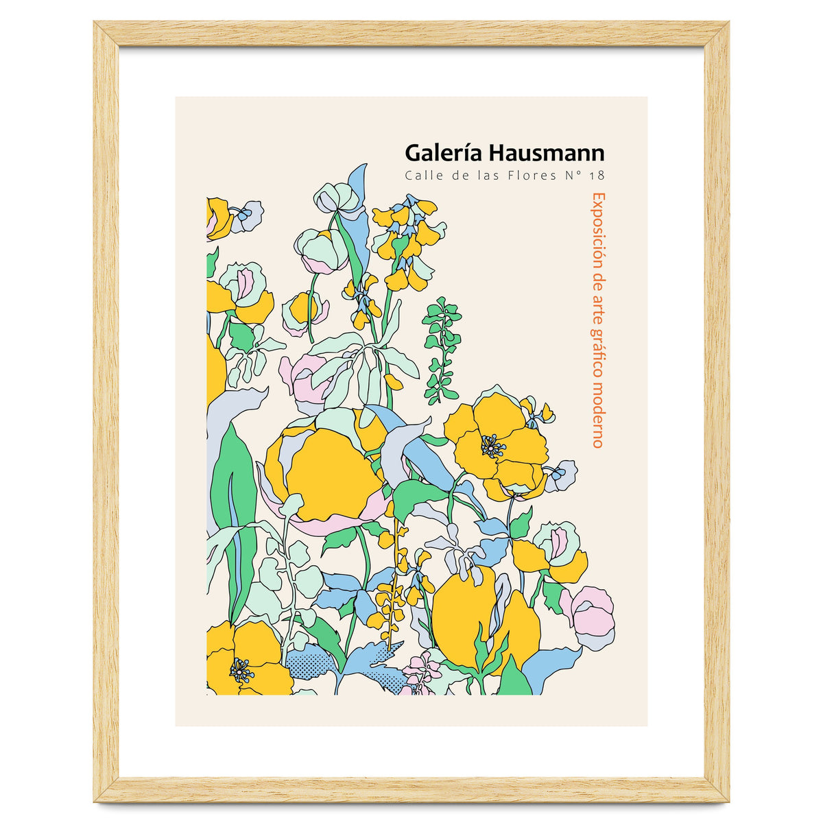 Exhibition of modern graphic art Madrid