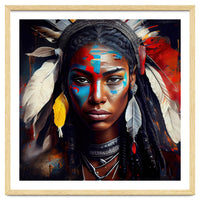 Powerful American Native Warrior Woman #2