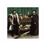 Germany school. The Ambassadors (with anamorphosis in the lower part of the painting). 1533. Oil ... (Print Only) thumbnail