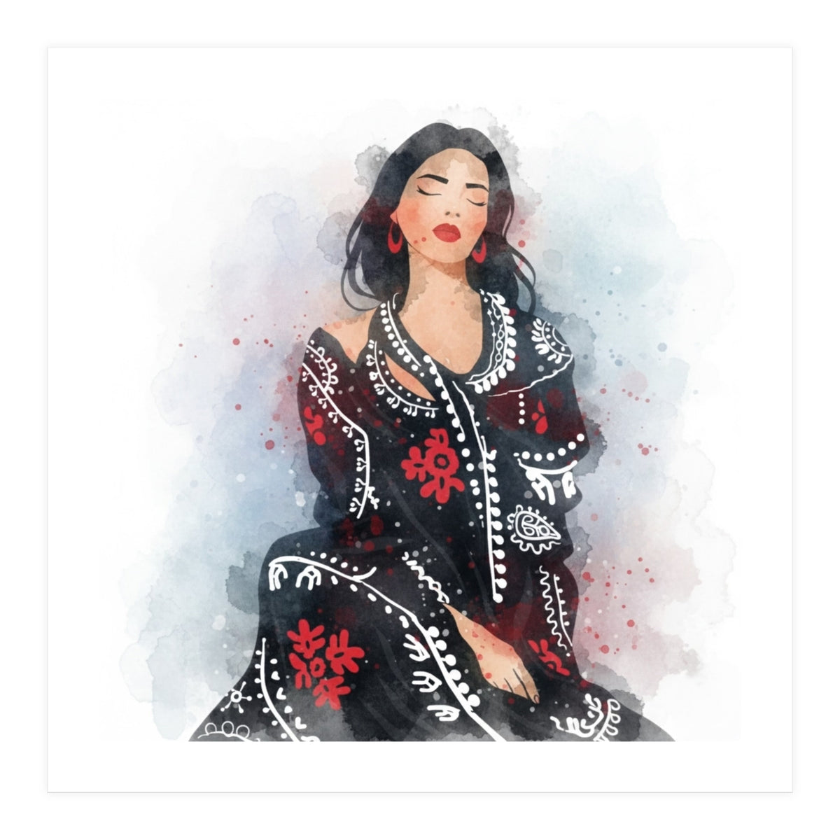 Boho Woman Kurdish (Print Only)
