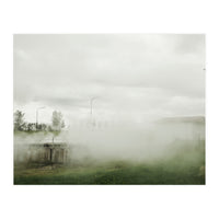 A source covered in steam from a hot spring - Iceland (Print Only)