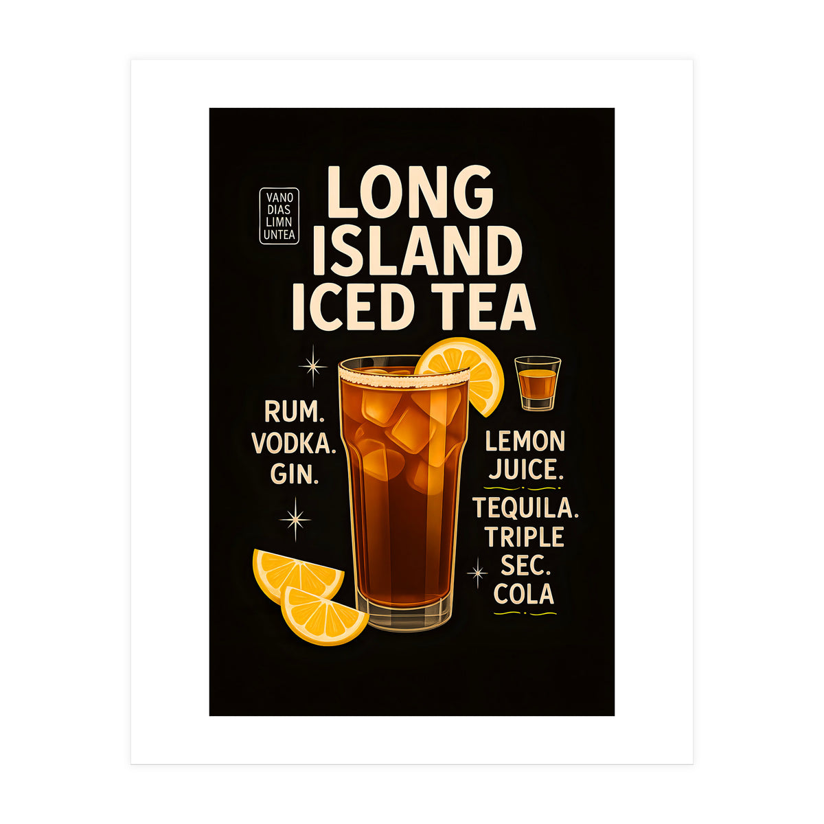 Long Island  Iced Tea (Print Only)