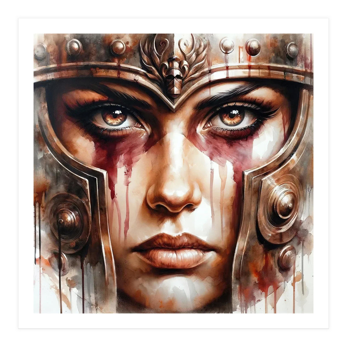 Iron Helm Warrior Queen (Print Only)