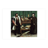 Germany school. The Ambassadors (with anamorphosis in the lower part of the painting). 1533. Oil ... (Print Only) thumbnail