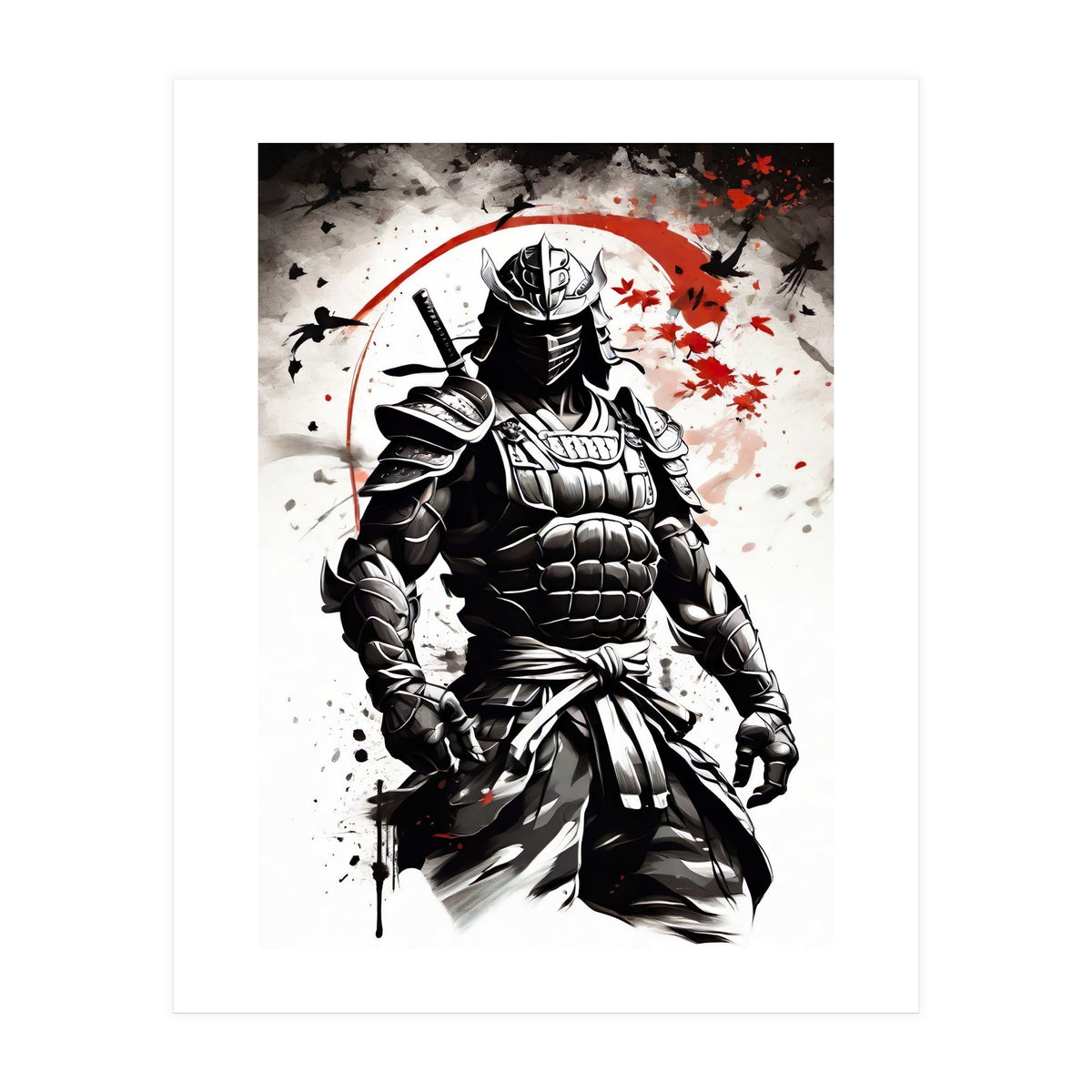 Samurai Warrior Art (Print Only)