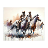 Cowboy Riders On Horses (Print Only) thumbnail