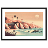 Vintage California, Coastline Poster thumbnail