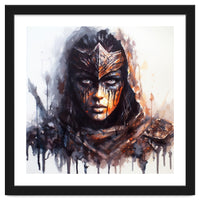 Armored Medieval Warrior Woman