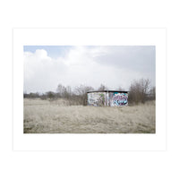 Graffiti barn in the middle of nowhere (Print Only)