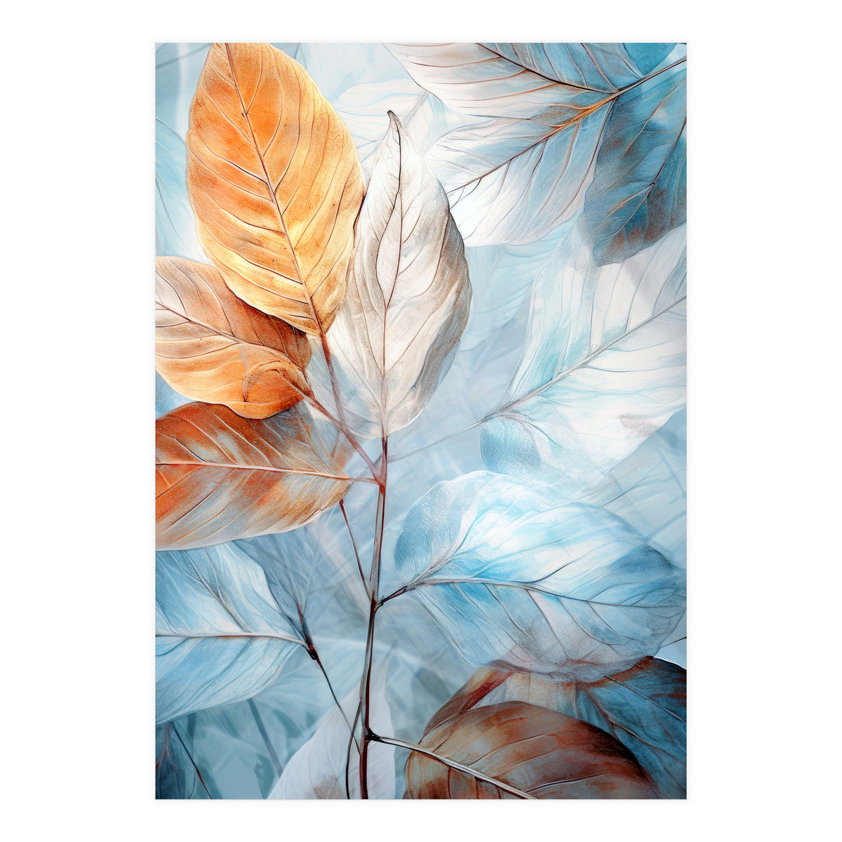 Winter leaves 3 (Print Only)