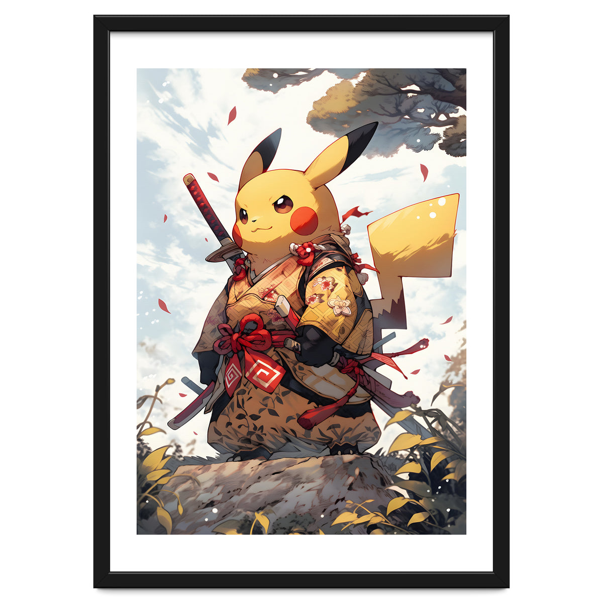 Pikachu Pokemon Samurai