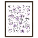 Wild Roses Floral Pattern - Purple thumbnail