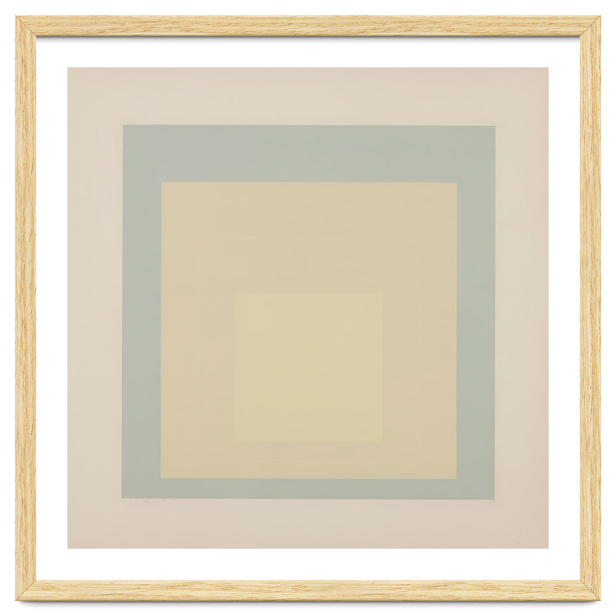 JOSEF ALBERS - HOMAGE TO THE SQUARE