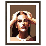 Monica Bellucci Actress Retro Art Illustration thumbnail