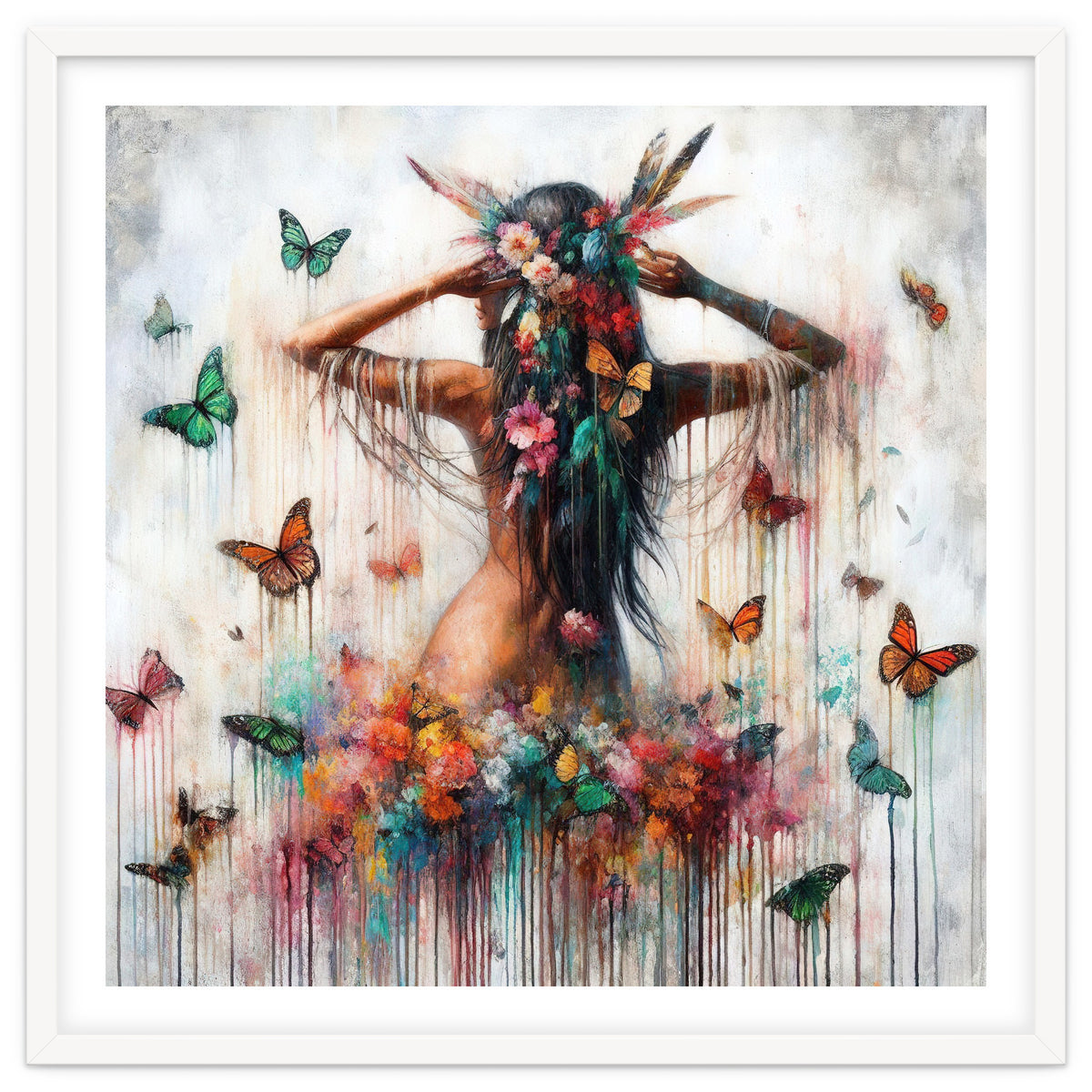 Floral Butterfly Reverie