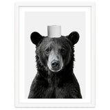 Bear, Toilet Paper Crown, Nursery Animal Art for Children thumbnail