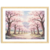 Sakura Path: Serene Cherry Blossom Avenue