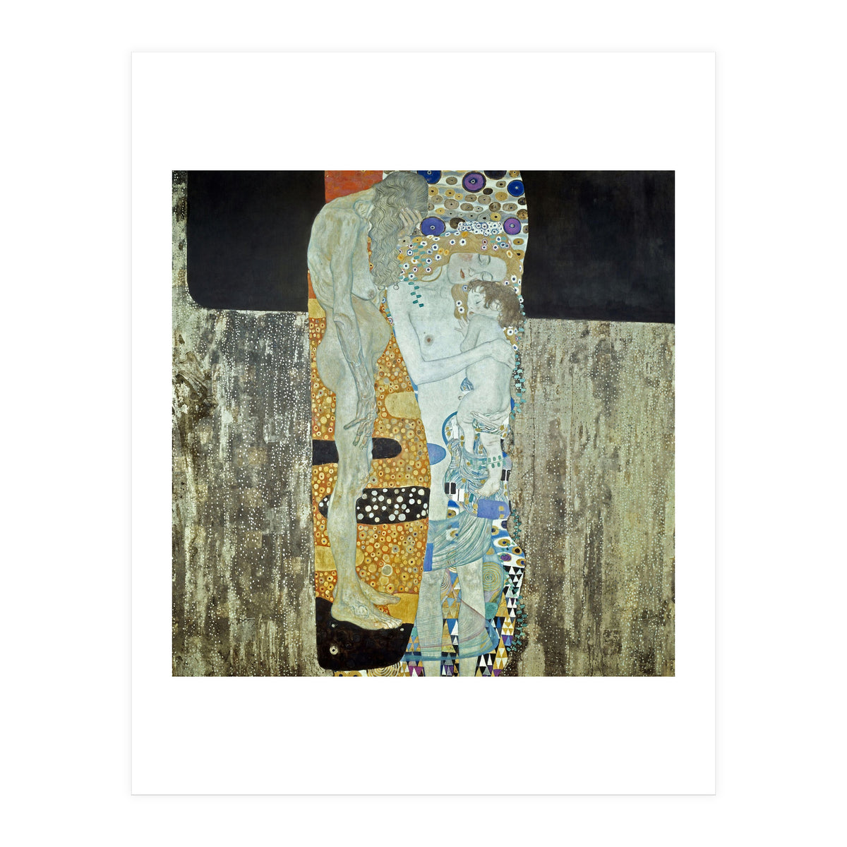 'The Three Ages of Woman', 1905, Oil on canvas, 180 x 180. (Print Only)