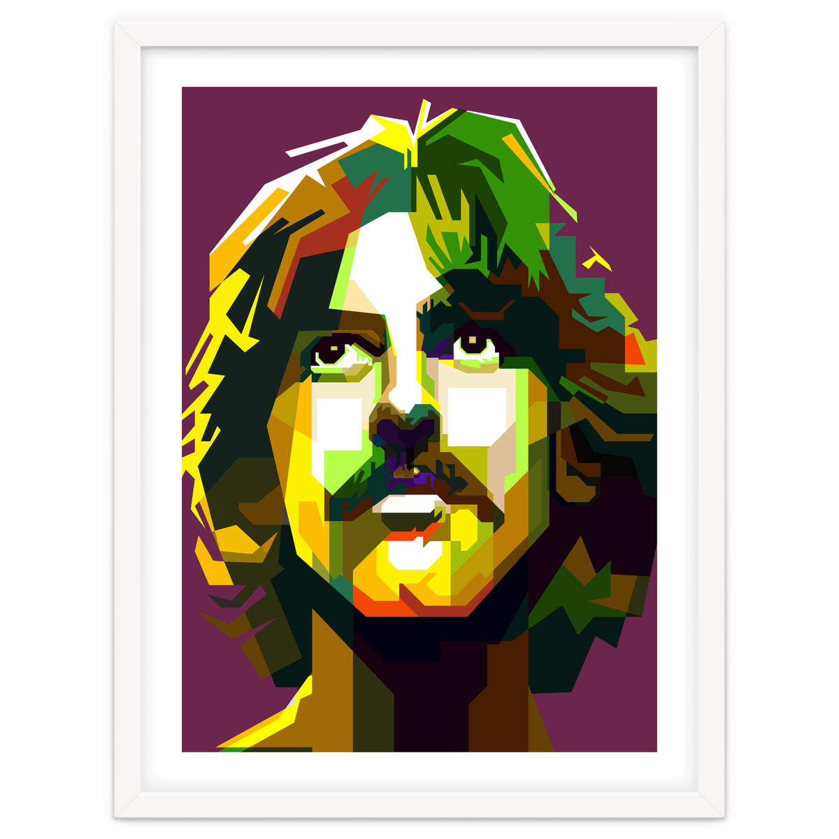 George Harrison The Beatles Pop Art WPAP