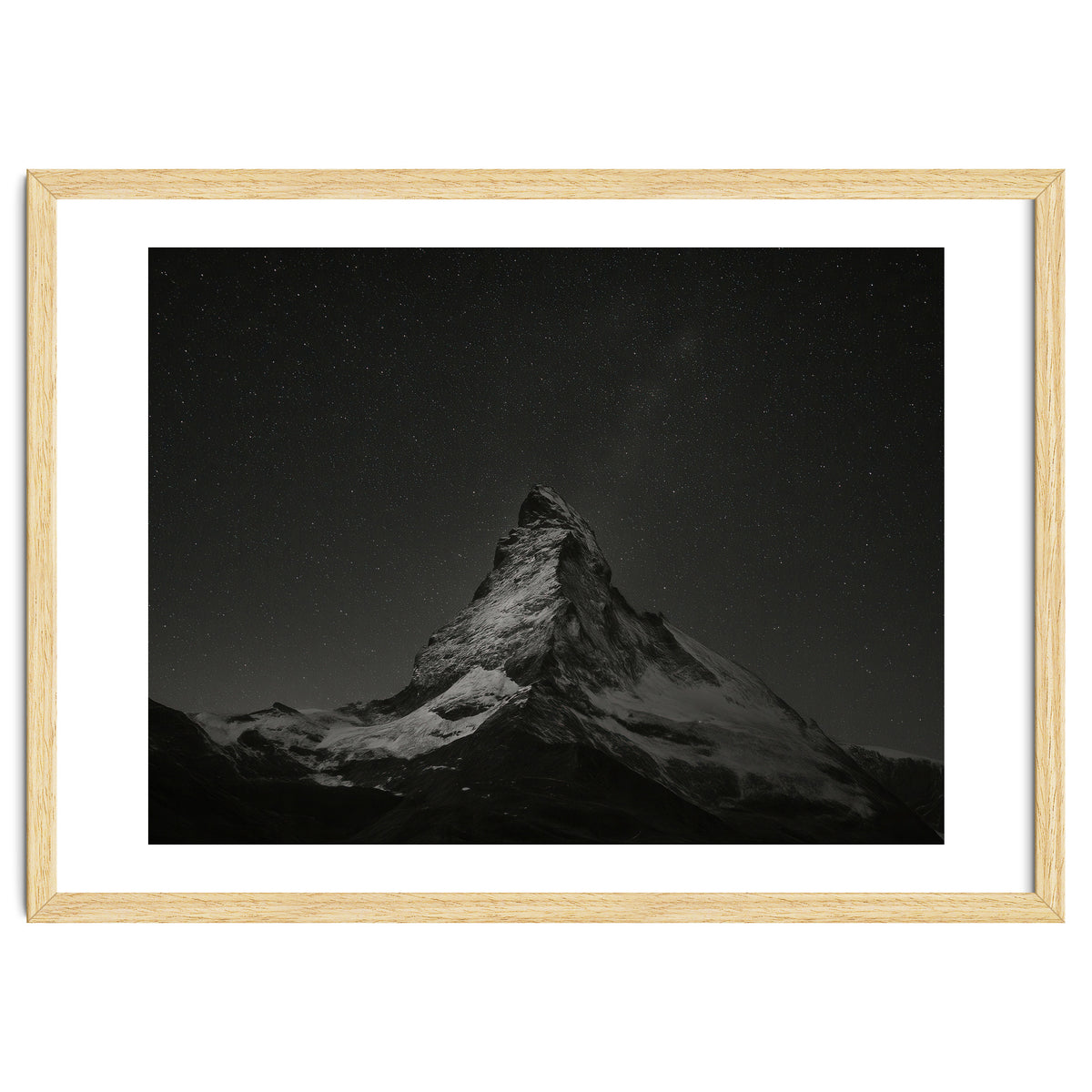 Matterhorn Switzerland Starry Night Mountain Photography
