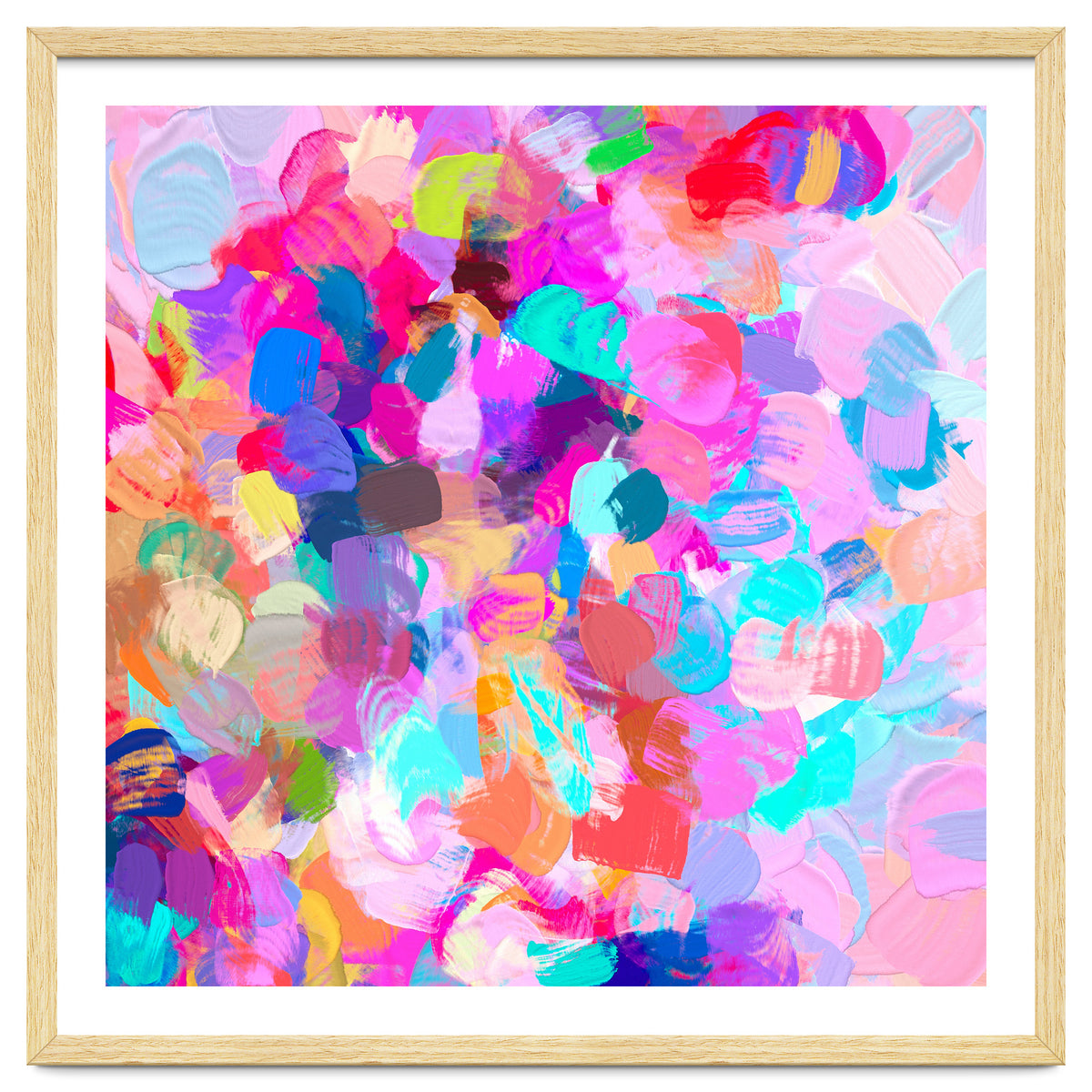 Candy Shop | Abstract Modern Bohemian Eclectic Colorful Painting | Pop of color Contemporary