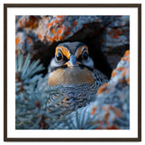 Close Up Falcon Eye Detail In Nest thumbnail