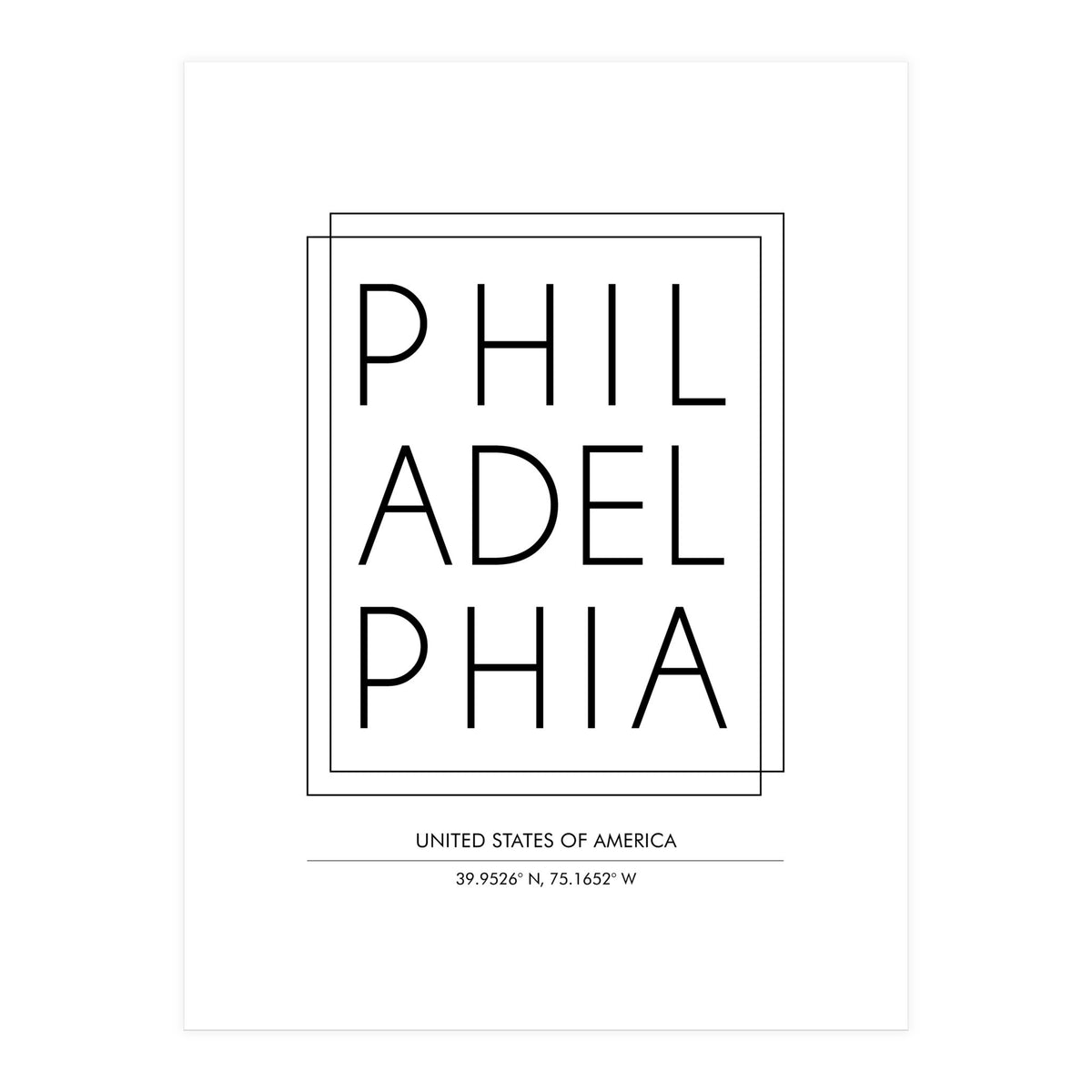 Philadelphia (Print Only)