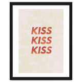 Kiss Kiss Kiss Love Typography thumbnail
