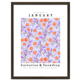 Carnation & Snowdrop January Birth Flower thumbnail