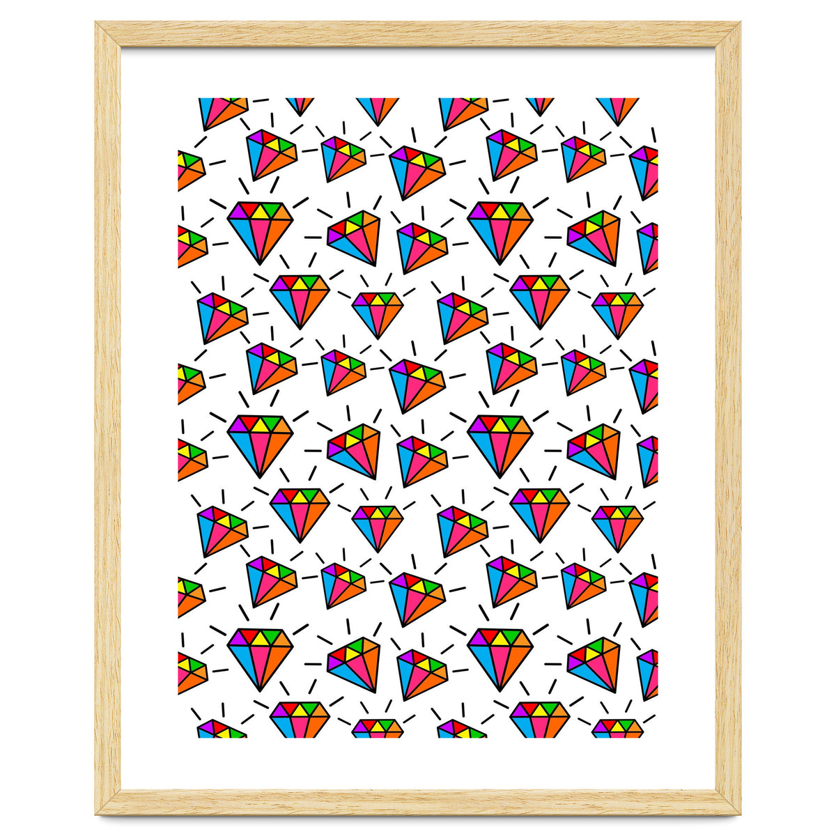 Cute diamonds pattern