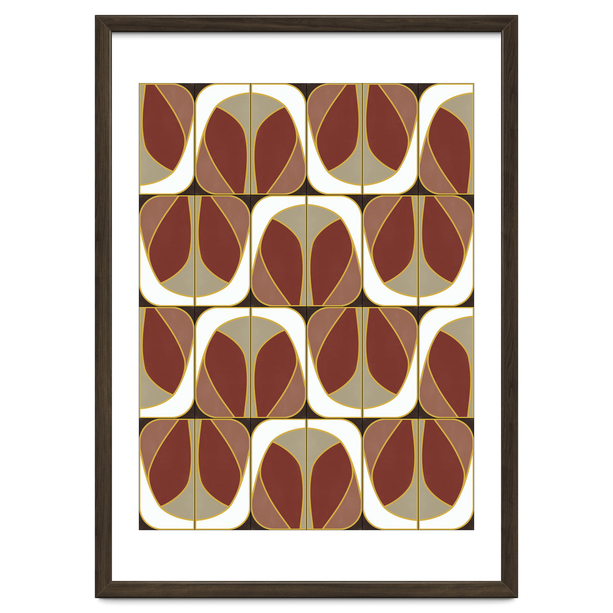 Umber Deco Mixed Tiles