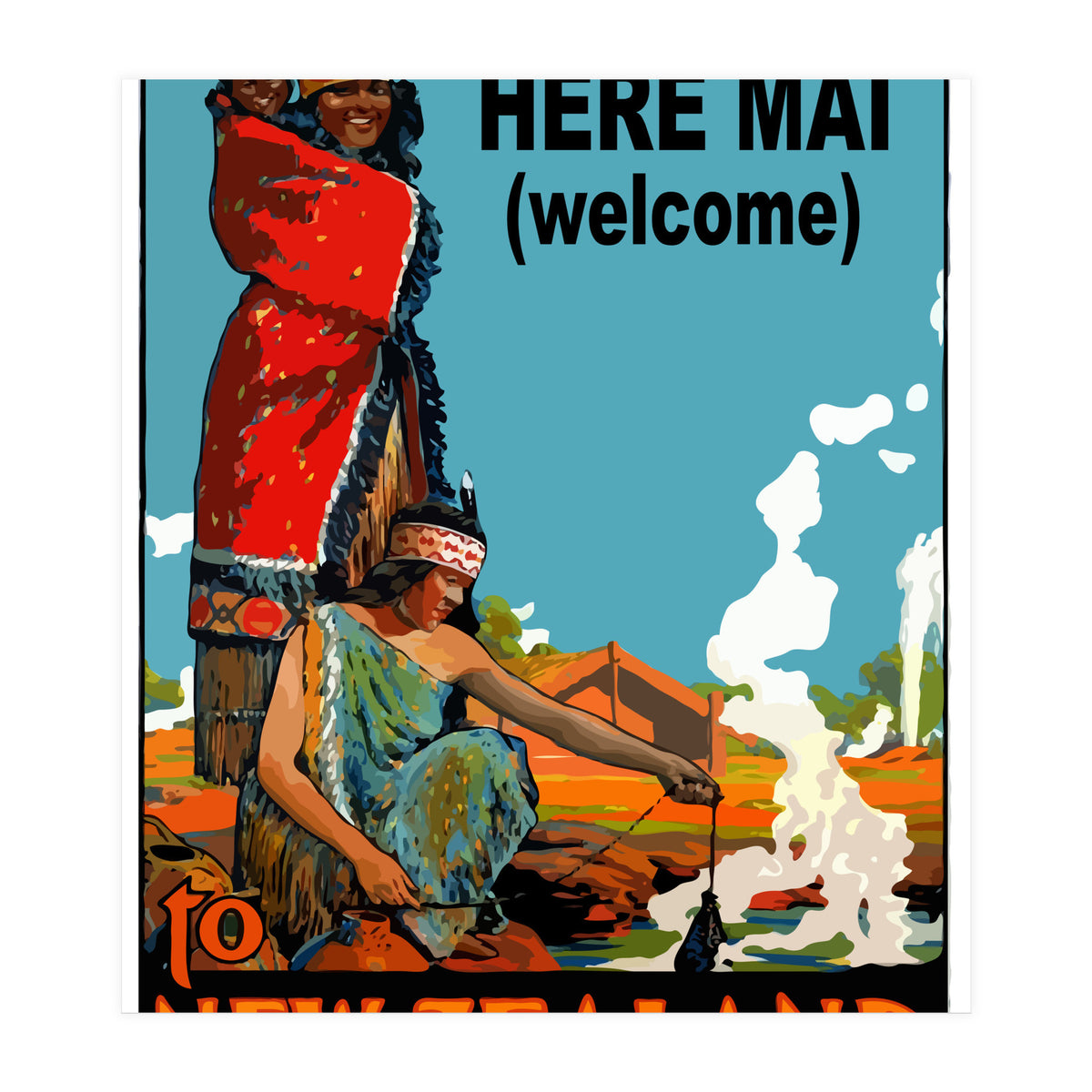 New Zealand, Welcome (Print Only)