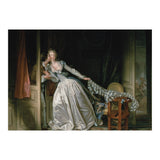 Jean-Honoré Fragonard – The Stolen Kiss | Elegant Rococo Romance & Secret Intimacy (Print Only) thumbnail