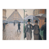 Gustave Caillebotte: Rue de Paris, temps de pluie - Paris Street in Rainy Weather, 1877. (Print Only) thumbnail