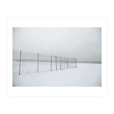 Fence in the Winter seascape (Print Only) thumbnail
