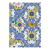 Sicilian Italian Tiles Butterflies And Flowers (Print Only) thumbnail