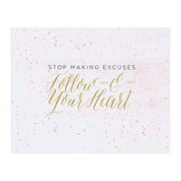 Follow Your Heart (Print Only)