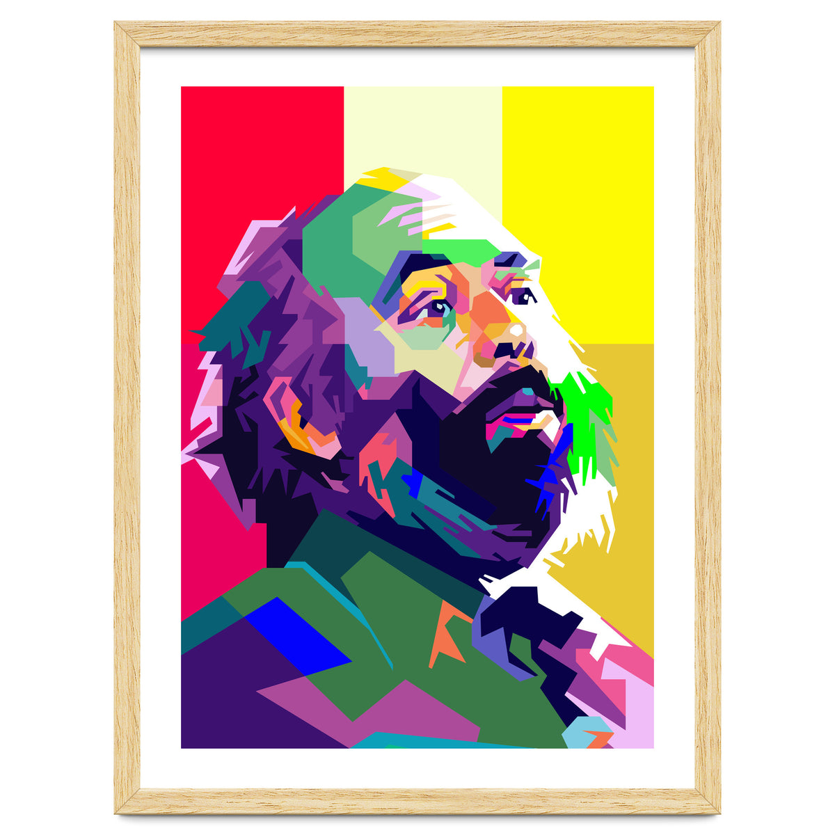 Luciano Pavarotti Opera Musical Pop Art WPAP