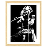 Ian Anderson British Musician Legend in Grayscale thumbnail