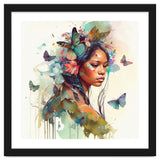 Floral Native Warrior Woman Butterfly Dance thumbnail
