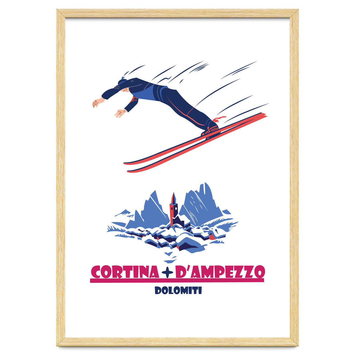Ski Jump At Cortina Di Ampezzo